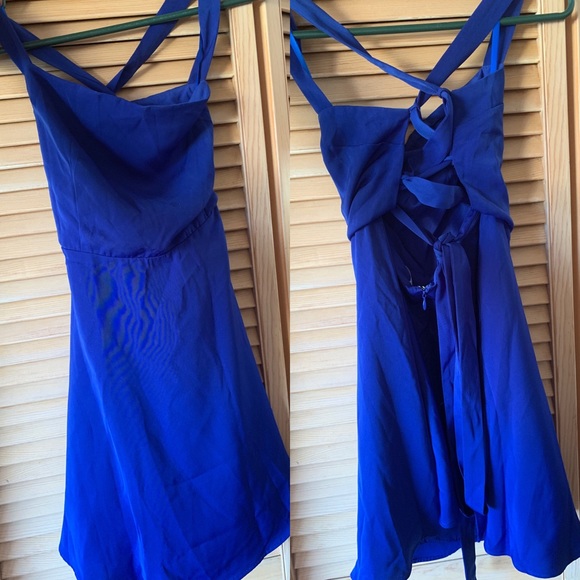 🤩Royal Blue Superdown Victoria Skater Dress 🤩 - Picture 7 of 9